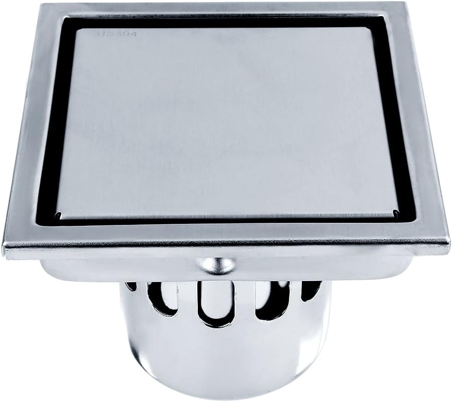 Canaleta de ducha italiana sifón de suelo desagüe de ducha cuadrado