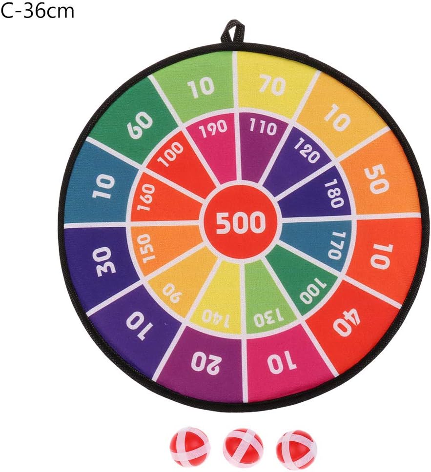 Lergo Dart Board Set Kid Ball Target Game Toys for Children Security Toy Sticky Ball Darts Board