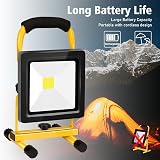 Edasion 20W LED Rechargeable Work Light 3000LM IP65 Waterproof Floodlight view 2