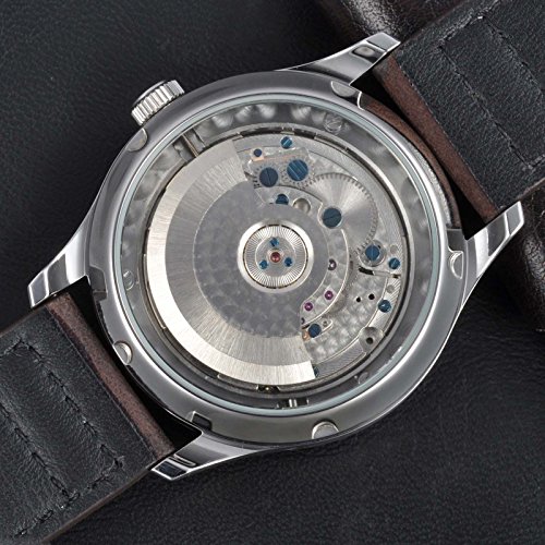 Fanmis Luxury White Dial Seagull Power Reserve Chronometer Automatic Mechanical Watch