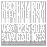 YNHAY 305 Pcs Waterproof 5" Vinyl Alphabet & Number