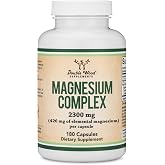 Magnesium Complex, 8 Forms of Magnesium, 100% Daily Value, 180 Count | True 100% Daily Value, 8 Chelated Forms of Magnesium, Bisglycinate + Taurate, Vegetarian, Third Party Tested