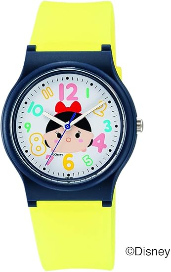 Amazon シチズン Q Q キッズ腕時計 ディズニーコレクション Tsumtsum 白雪姫 Hw00 015 ガールズ イエロー ガールズ腕時計 腕時計 通販