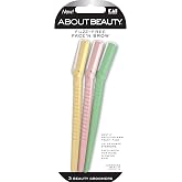 About Beauty Face N Brow 3 Beauty Groomers for Hair Removal, | Ideal for Shaving, Exfoliating, Dermaplaning and Brow Shaping Japanese Steel Gently Removes Facial Hair