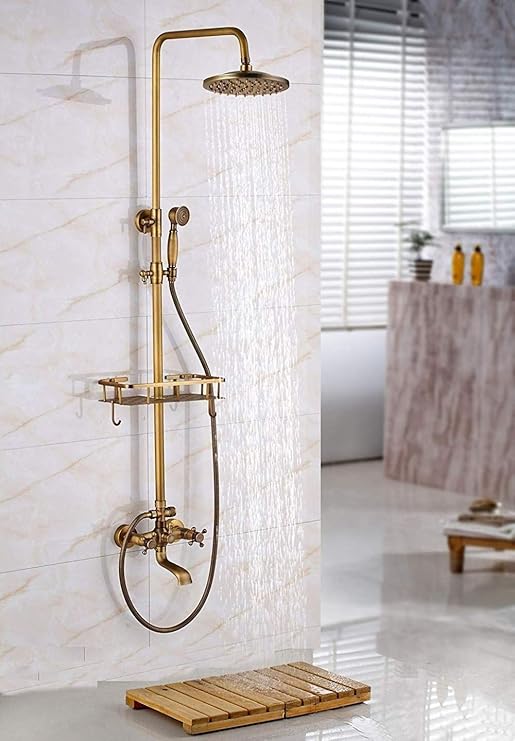 HYXZ Handheld Showers Bath Shower Tap System Wall Mounted 8