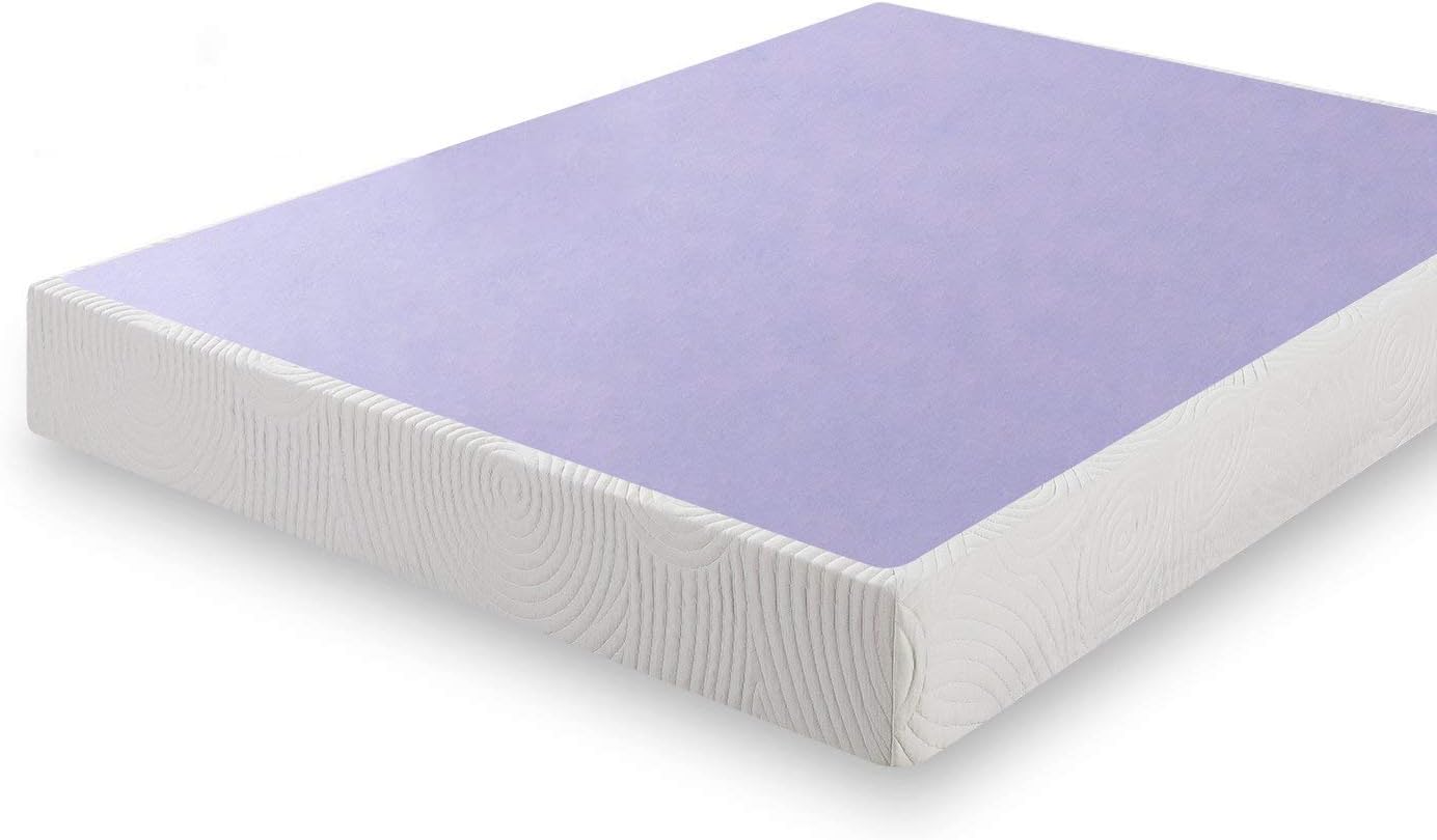Zinus Edgar 4 Inch Wood Box Spring / Mattress Foundation / Sturdy Wood Structure / Low Profile / Easy Assembly, King: Furniture & Decor