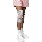 Kids Knee Brace Sleeve – Youth Knee Compression Support for Children | Knee Pain Relief & Sports Use – Boys & Girls Sizes for Basketball, Gymnastics, & Everyday Wear (1, Pink Camouflage, Small)