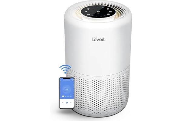 Levoit Air Purifiers for Bedroom Home, Smart & Voice Control, AHAM VERIFIED, 3-in-1 Air Filter for Allergens, Pollen, Dust, O