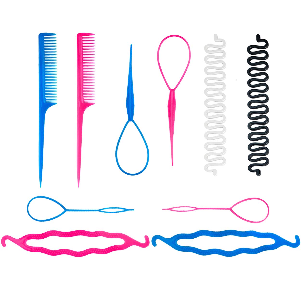Topsy Tail Hair Styling Tool ，Hair braiding tool, Hair Styling Accessory ，Ponytail Styling Tool ，Hair Styling Tool，Hair Accessories，Hair Styling Set Kit，Pony Tail Hair Accessories， : Beauty