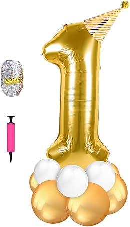 Amazon 21最新型 風船 数字 バルーン セット 誕生日 ナンバー パーティー飾り ゴールデン ハーピーバースデー イベント Happy Birthday 記念日 結婚式 お祝いの日 おもちゃ おもちゃ