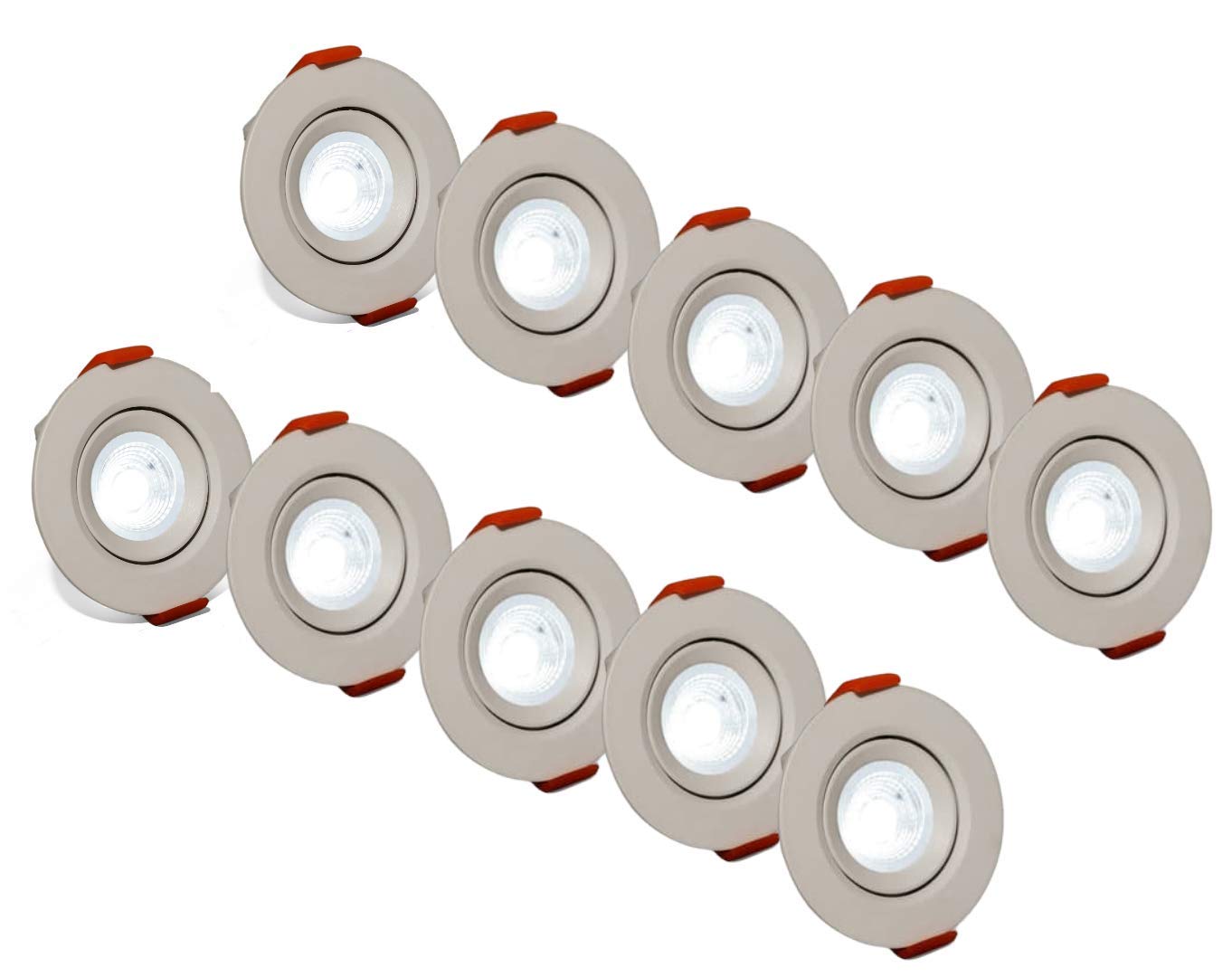 Buy "Happy Selling" Round LED COB Focus Light for POP/Recessed Lighting (3 Watt, White) Set of