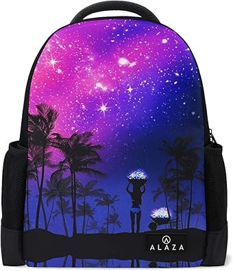 Amazon 夏の夜 リュック 大容量 おしゃれ レディース 軽量 メンズ 大人 通学 高校生 中学生 小学生 リュックサック プレゼント対応 猫趣 メンズ