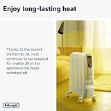 DeLonghi Dragon 4 TRDSX40820E.WB Oil Filled Radiator 2000W White Beige view 3