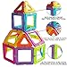 SASRL Mini Magnetic Toys Building Tiles Blocks Stack Set - 158 pcs