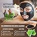 Selene Black Mask [2-Pack] - Charcoal Peel Off Mask, Blackhead Remover Kit With Aloe Vera, Includes Black Head Extractor Tool Kit