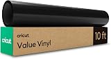 Cricut Permanent Adhesive Vinyl Roll 30.5 cm x 3 m Black Matte Finish