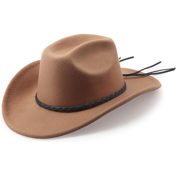 Punctualgood Western Cowboy Hat for Men Women, Vintage Wide  display picture 1