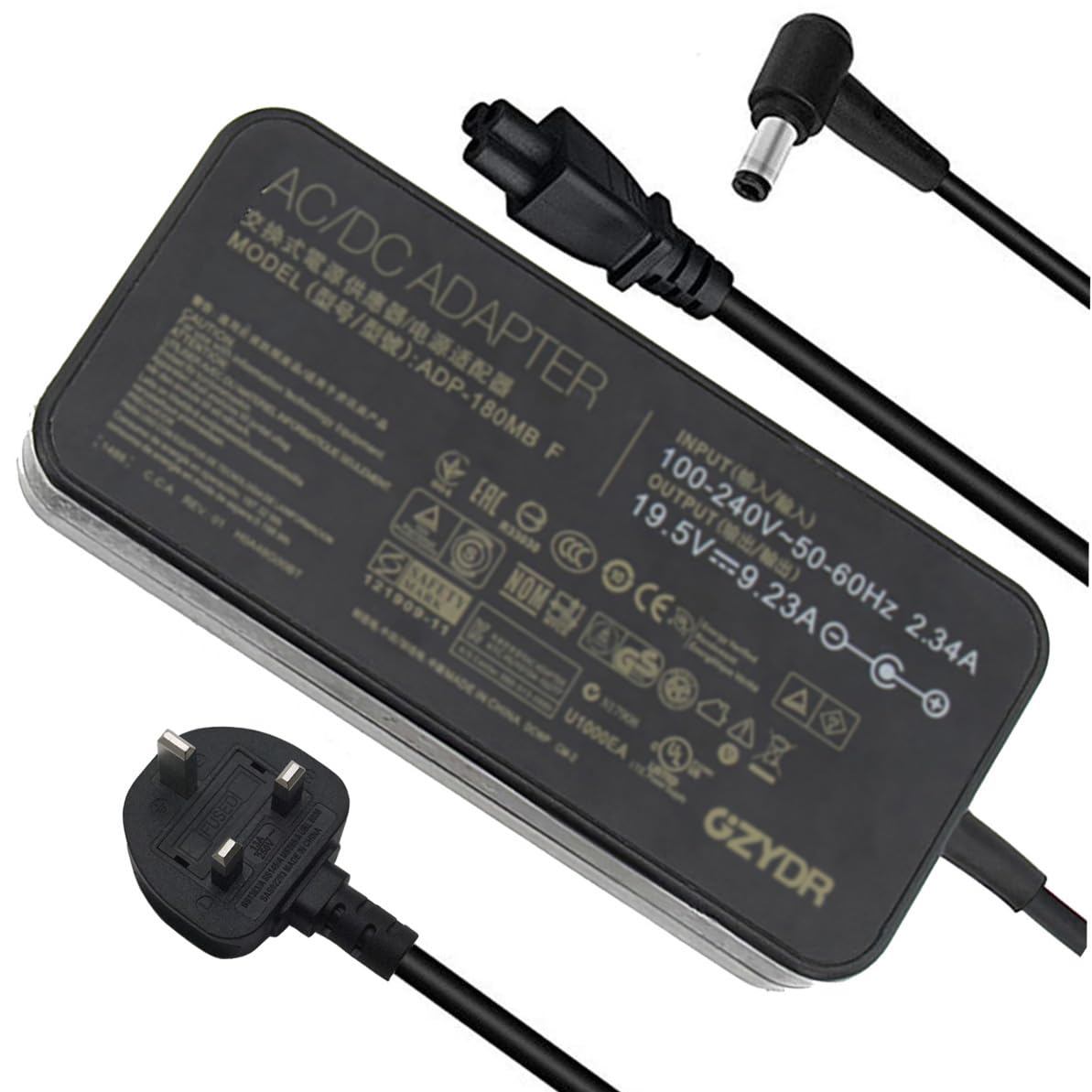 180W 19.5V 9.23A AC Charger for ASUS Laptop G750JX G750JW G750JM G750JW-DB71 GL502 GL502VT GL502VS GL502VM GL702VM GL702VT ADP-180MB F FA180PM111 Laptop AC Adapter
