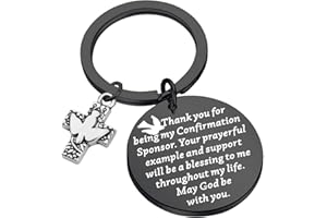 TIIMG Confirmation Sponsor Keychain Thank You for Sponsor