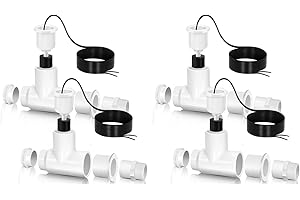 CRSSBROHIP AC Float Switch HVAC Vertical Air Conditioner Condensate Water Sensor SS1 Safe T Switch,Overflow Shut-Off for Safety (4)