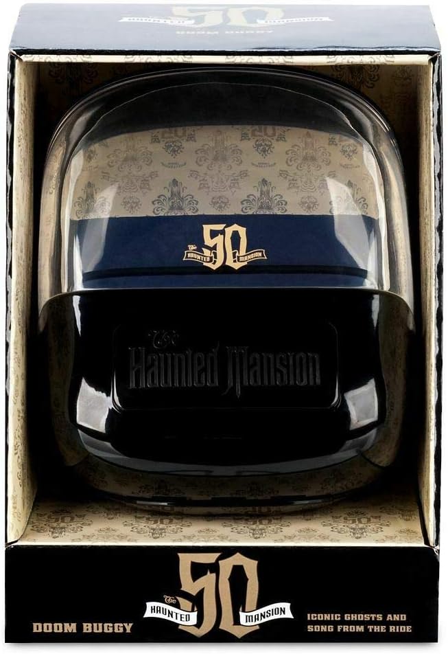 Disney Parks Haunted Mansion 50th Anniversary Talking Light Up Doom Buggy Hitchhiking Ghosts