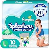 pampers splashers Swim Diapers Large 10 ct