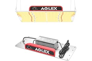 AGLEX K1000 LED Grow Light, 2024 Upgraded Grow Light with Daisy Chain & Dimmable, Full Spectrum Plant Grow Lights for Hydropo