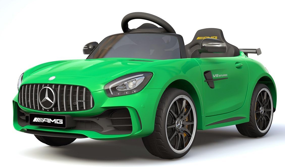 Mercedes Licensed Benz GTR 12V Motors Kids Electric Ride On Car Green
