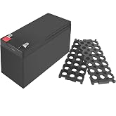 XBERSTAR 18650 Battery Holder,12V 3S 7P Li-ion DIY Case Holder for 18650 Powerwall Battery Pack Spot Clamp (Black)