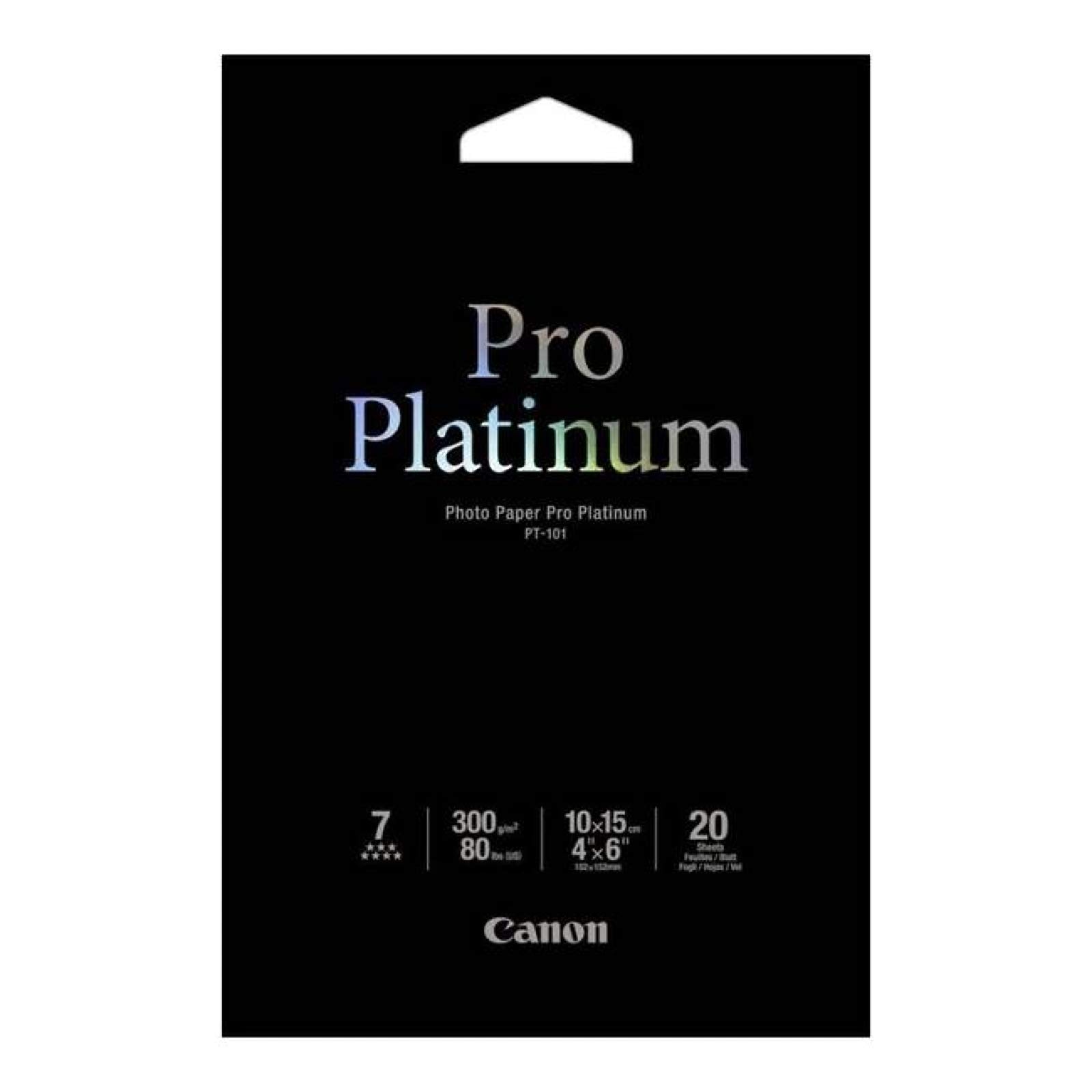 Canon Photo Paper Pro Platinum - Photo paper - 100 x 150 mm - 300 g/m2 - 20 sheet(s)