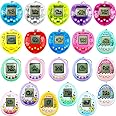 Conagel 21 pcs Mini Virtual Electronic Digital Pets Keychain Small Interactive Handheld Game Toy Keychain Electronic Pet Key Chain for Kids Video Game Party Favors
