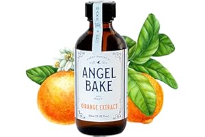 SAENA BAKING CO Pure Valencia Orange Extract (5X) For Baking & Mixology. Keto Friendly, Vegan, Gluten-Free. (Orange, 2 Oz)