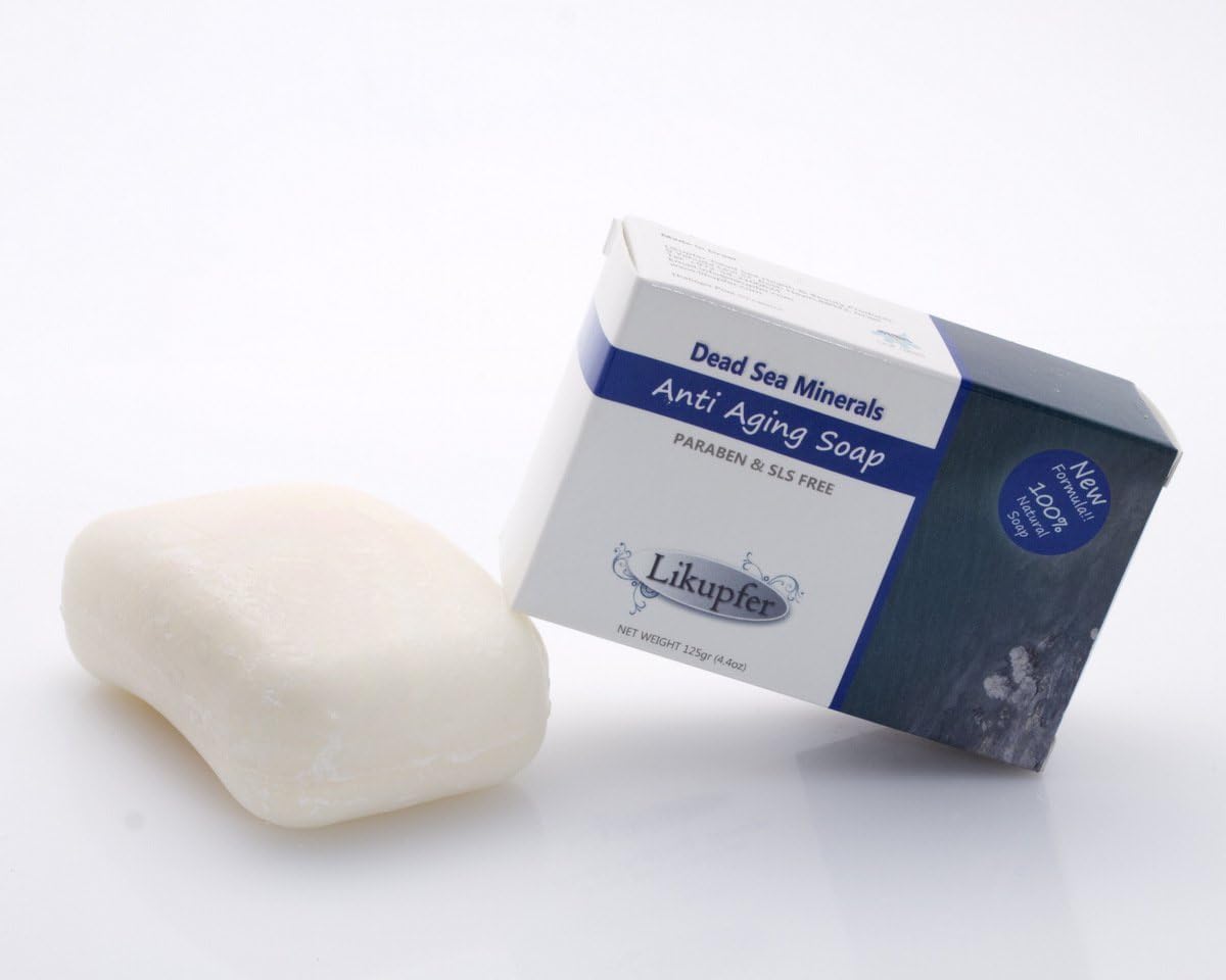 Anti Aging Soap Dead Sea Minerals (Paraben and SLS Free) by LiKupfer