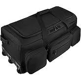 TENFLY Rolling Duffle Bag with Wheels, 120L Military Luggage Bag for Travel,Large Tactical Heavy Duty Duffel Bags for Deployment Camping Sporting & Outdoor Adventures