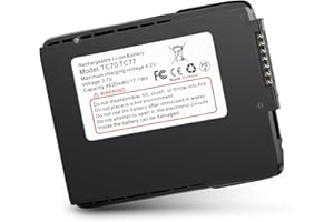 E EGOWAY 4620mAh TC77 Battery Replacement for Zebra Symbol Motorola TC70 TC72 TC75 TC77 TC700h TC700k TC720l TC75x TC75EK TC75AH TC75GK TC700H TC700K TC77HL BT-000318 Wireless Barcode Scanner