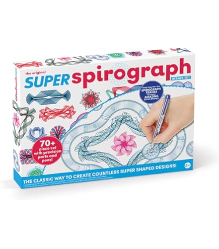 Amazon.com: Spirograph – Cyclex Set – Art Kit – Rotating Stencil