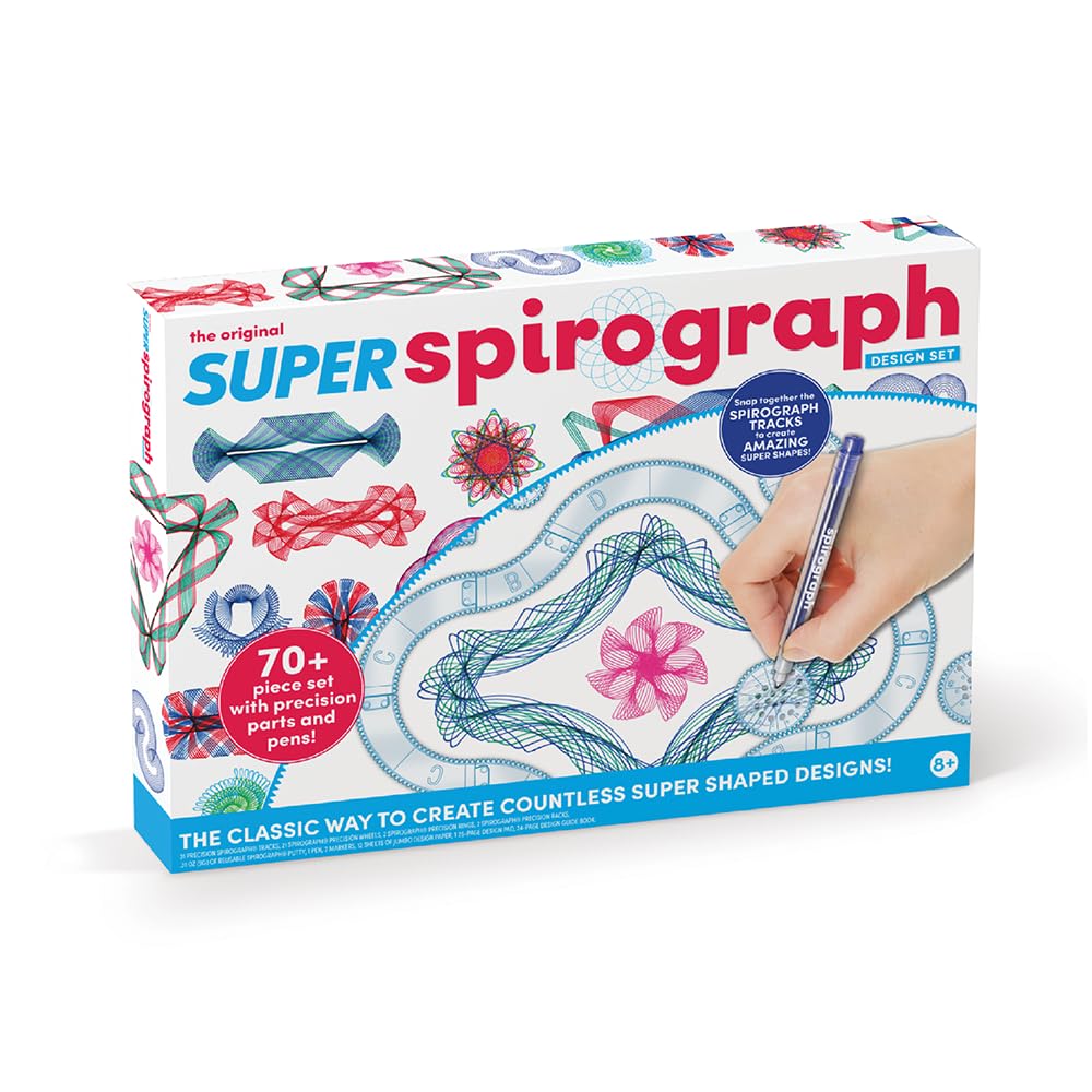 Kahootz Plastic Spirograph Super Kit 75 PCS Model