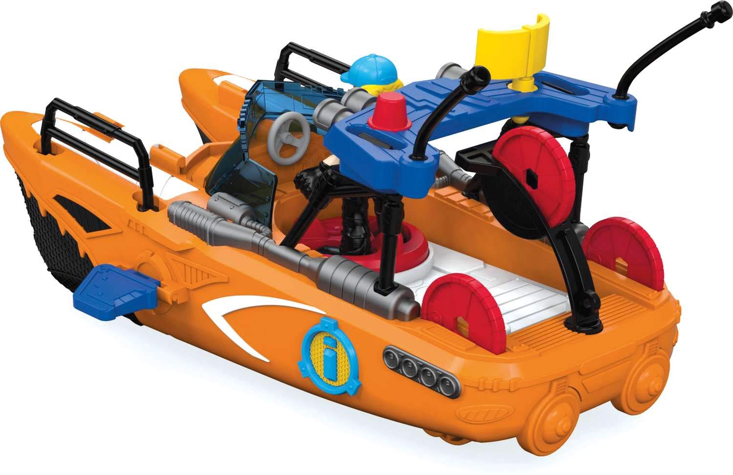 imaginext ocean rescue boat
