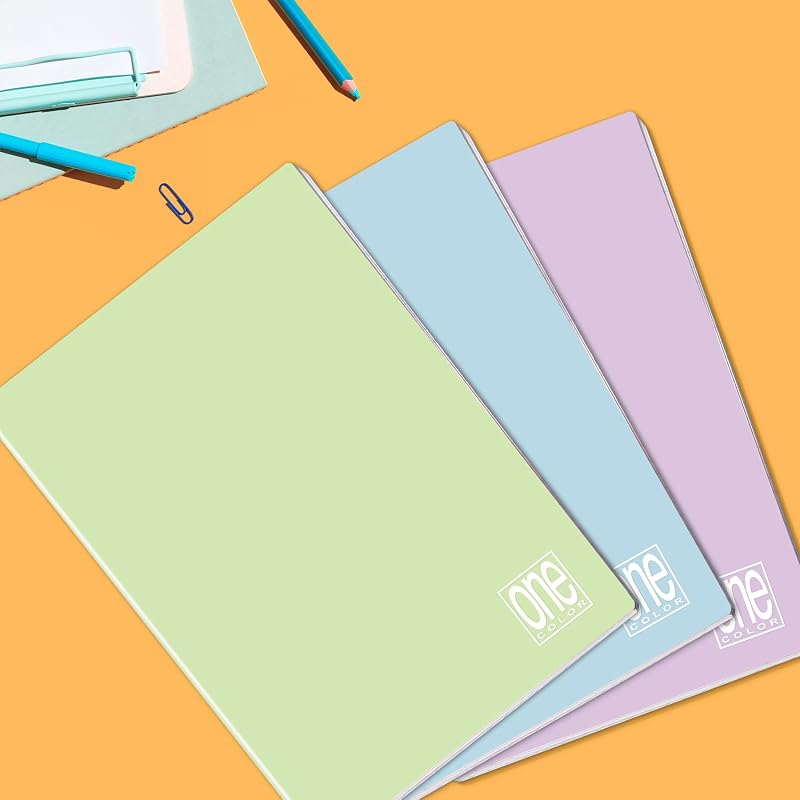 - 10 Maxi cuadernos One Color PASTELLO con Jolly Page - Cuadrícula 0Q — foto 7 de 7