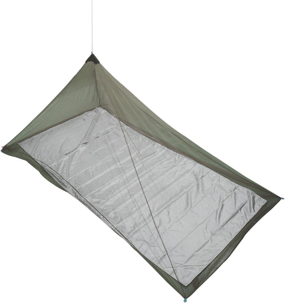 The Friendly Swede Camping Mosquito Bed Net, Bug Net for Single Cot (Army Green): Home & Kitchen