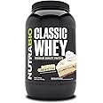 NutraBio Classic Whey Protein Powder- 25G Protein Per Scoop - Full-Spectrum Amino Acid Profile - No Fillers, Artificial Colors, Preservatives - (Banana Cream Pie, 2 Pounds)