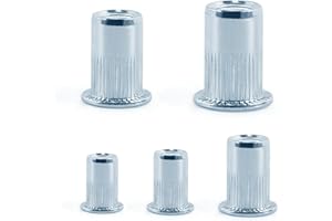 WELDERELITE 100 Pieces Rivet nut Set: M3 M4 M5 M6 M8 20 Pieces Each