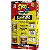 Flex Seal Flood Protection Starter Kit, Waterproof, Removable, Use on Windows, Doors, Garage Doors, Seams, Casings,Thresholds, Conduits, Vents, Ducts, and More