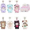 Shopular Nommi Blind Box Plush Doll Nommi Loveliness Never Ends Series Kawaii Plushie Toys Figure Doll Cute Xmas Collectible Birthday Gift for Girls (6PACKS)