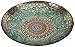 IMAX Paisley Glass Bowl – Decorative Bowl with Elegant Design, Food Safe, Graceful Motif. Decorative Accessories