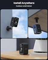 ieGeek 5MP Wireless Outdoor Security Camera Battery Solar Compatible Night view 7