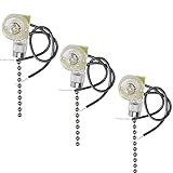 Ceiling Fan Light Switch Zing Ear ON-Off Pull Chain