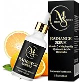 MS Elixir - Vitamin C Serum for Face - Niacinamide Hyaluronic Acid Facial Serum - Anti Aging Serum with Ceramides - Glow for Sensitive Skin - Dark Spot Corrector Hydrating - 30 ml