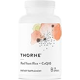 THORNE - Red Yeast Rice + CoQ10 - Maintain Healthy Cholesterol Levels & Supports Cardiovascular Health - Added Antioxidant Support* - Gluten-Free, Dairy-Free - 120 Servings
