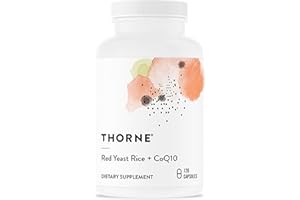 THORNE - Red Yeast Rice + CoQ10 - Maintain Healthy Cholesterol Levels & Supports Cardiovascular Health - Added Antioxidant Support* - Gluten-Free, Dairy-Free - 120 Servings